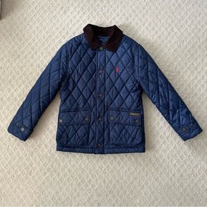 Ralph Lauren Navy Blue Quilted Puffer Jacket